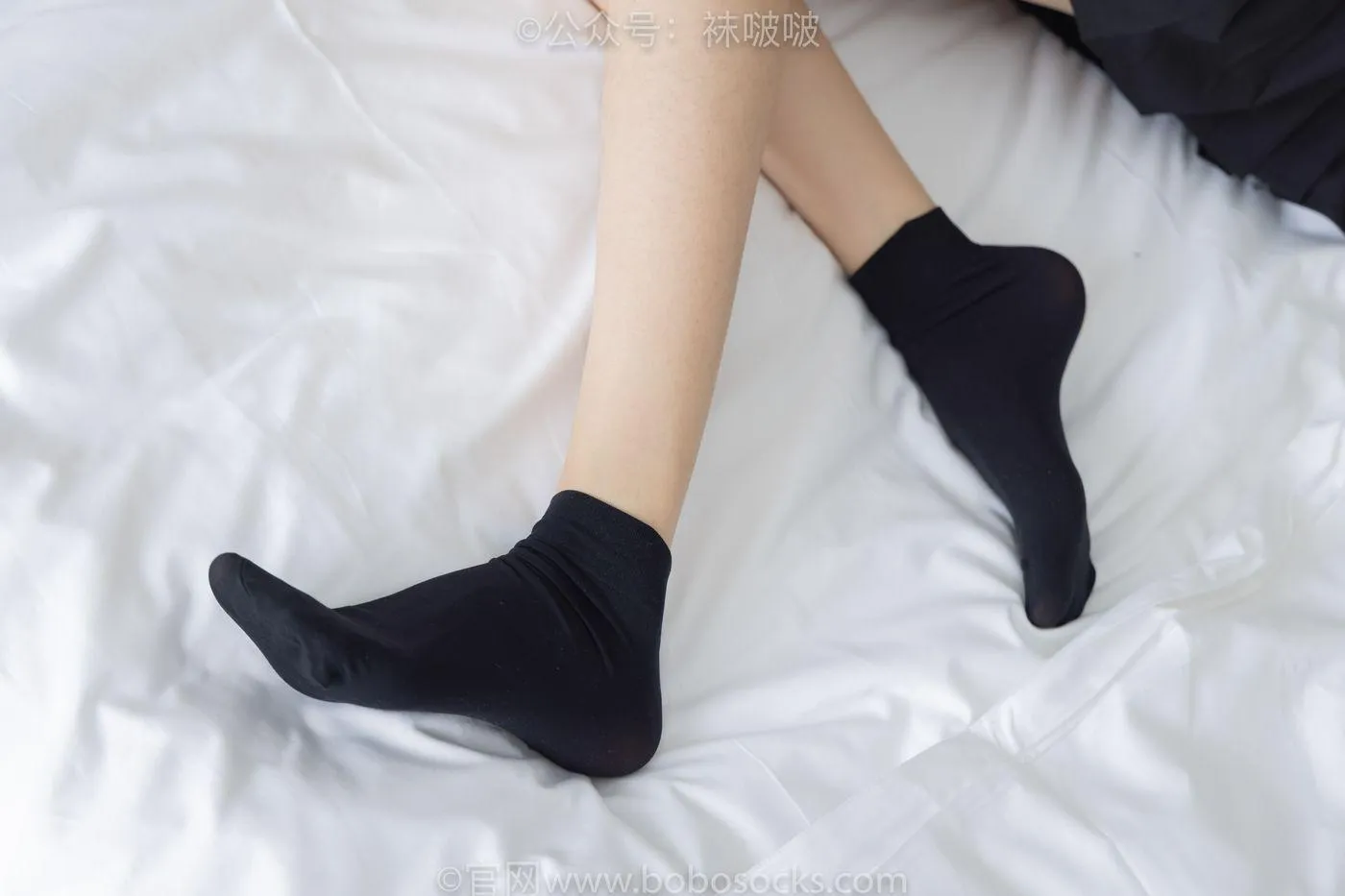 [BoBoSocks袜啵啵]NO.033 稚予-贝壳头、天鹅绒黑袜、天鹅绒白袜 [154P]插图7